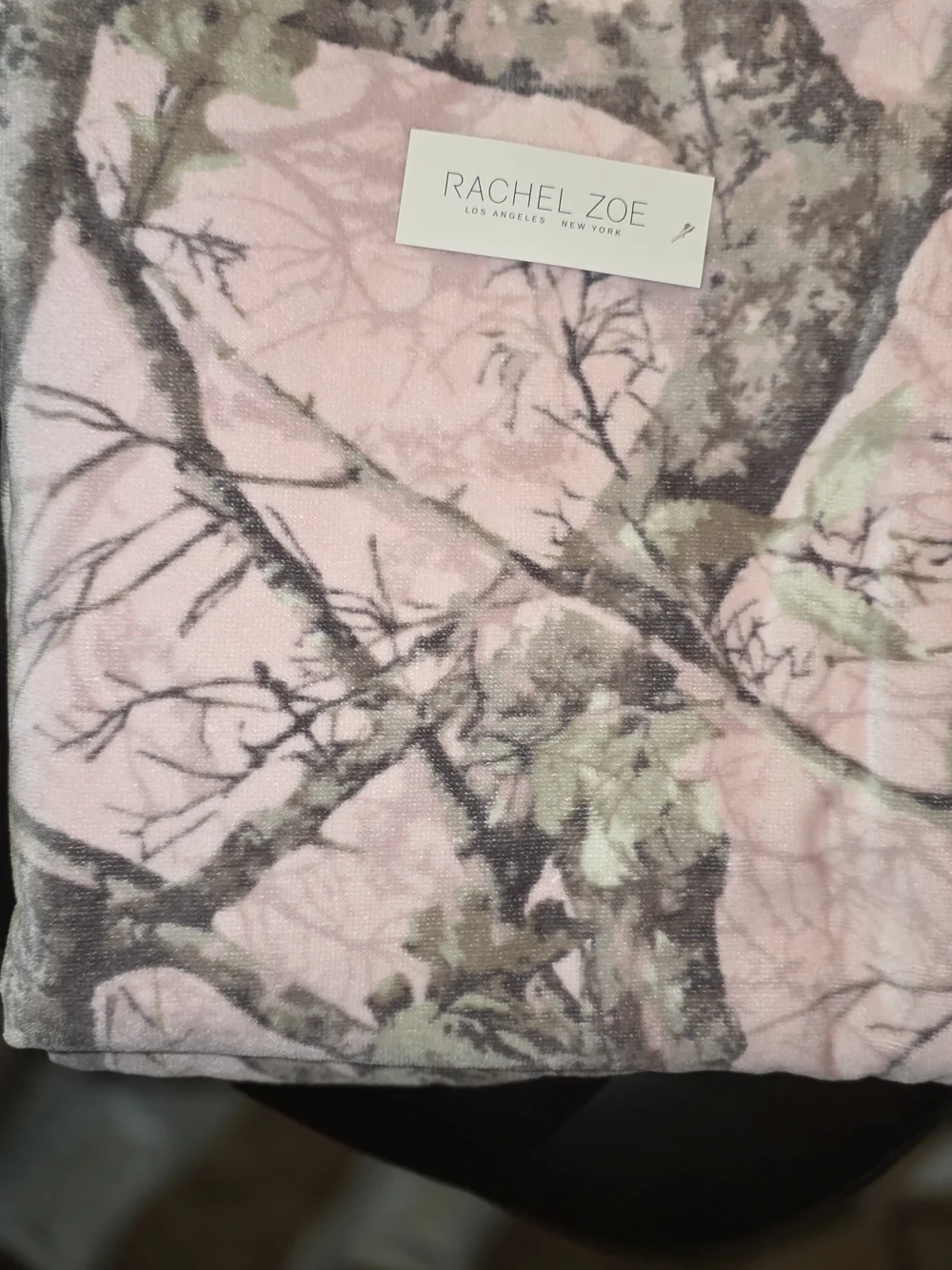 Rachel Zoe Pink Camouflage Bath Towel Set